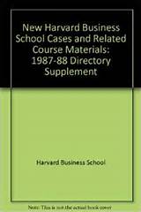 Harvard Business School Cases