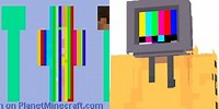 Color Stripe TV Minecraft Skin