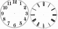 Full-Scale Clock Face Printable