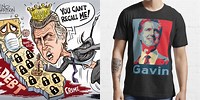Gavin Newsom Cartoon Shirt