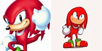 Knuckles Gliding Sonic Mania
