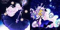 Moonlight Cookie Fan Art Milky Way