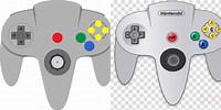 Nintendo 64 Controller Clip Art