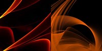 Orange and Black Desktop Wallpaper 2560X1440