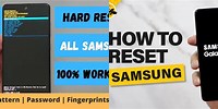 Samsung Galaxy Phone Hard Reset