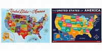USA Map Poster for Classroom