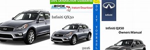 Factory Service Manual 2016 Infiniti QX50
