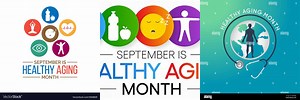 Healthy Aging Month Logo
