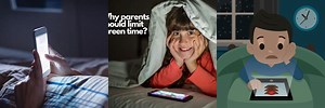 Limit Screen Time at Night Stock Image