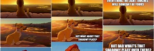 Lion King Shadowy Place Meme Generator