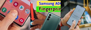 Samsung Galaxy with Fingerprint On the Screen