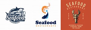 Seafood Restaurant Menu Design with Logo
