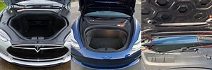 Tesla Front Hood Inside