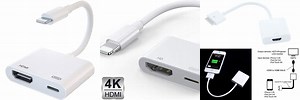 iPhone to HDMI Adapter Cable Plug
