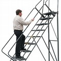12 Step Rolling Ladder