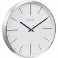 12-Inch Polished Chrome Wall Clock