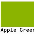 2 Tone Apple Green Color