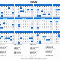 2026 Calendar with Holidays Printable