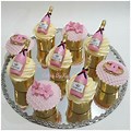 21st Birthday Champagne Cupcakes