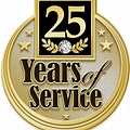 25 Years of Service Logo