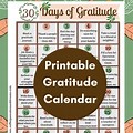 30 Days of Thankfulness Worksheets for Kids