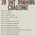 30-Day Drawing Challenge Mental Health