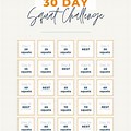 30-Day Squat Challenge Plus Printable