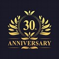 30th Anniversary Logo Design Ideas