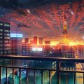 4K Ultra HD Wallpaper Anime City