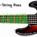 5 String Bass Guitar Notes Chart