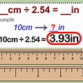8 Cm Equals How Many Inches