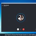A Skype Video Call iPad Screen