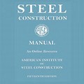 AISC Steel Construction Manual 15th Edition