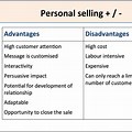 Advantage and Disadvantage of Personal Selling