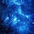 Aesthetic Blue Neon Galaxy