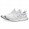 All White Adidas Ultra Boost DNA