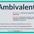 Ambivalent Right Meaning