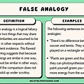 Analogy Fallacy Examples