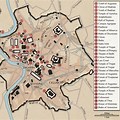 Ancient Rome City Map
