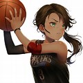 Anime. Ai Generated Basketball Girl