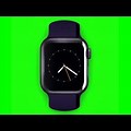 Apple Watch On Hand Greenscreen