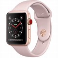 Apple Watch with Gold Pink Band
