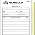 Appliance Repair Order Form