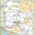 Arizona State Map AZ