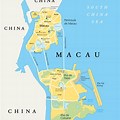 Asia Map Hong Kong Macau