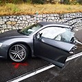 Audi R8 Blue Car Crash