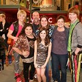 Austin and Ally Cast Hanging Out