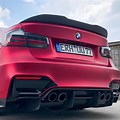 BMW F80 Red Leather