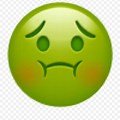 Barfing Emoji Greenscreen