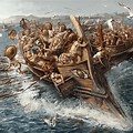 Battle of Salamis Boat PNG